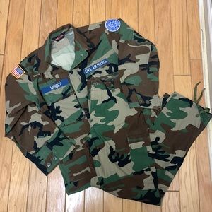 Tru-Spec Forest Camo BDU. Size Small